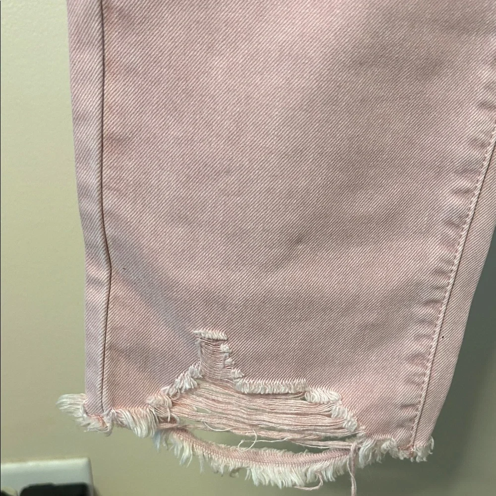 Mossimo Supply Co. Light Pink Boyfriend Crop Jeans
